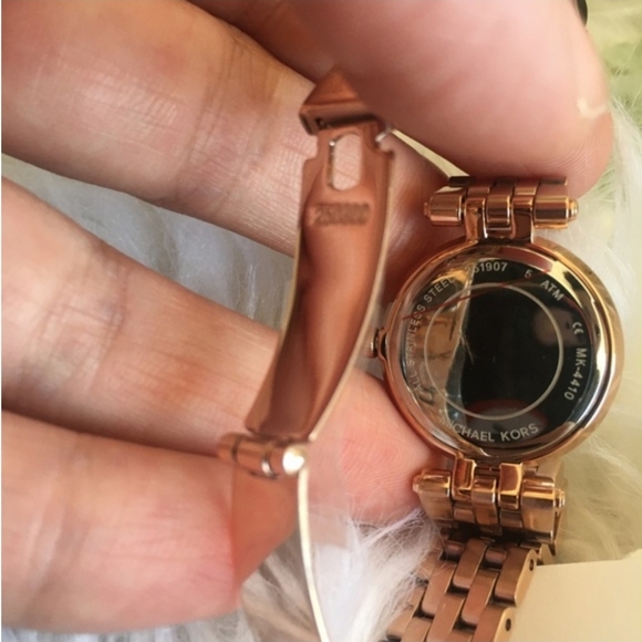 MK Women's Darci Three-Hand Rose Gold Watch - Picture 5 of 8